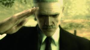 Ocelot eventually succumbs to the new FOXDIE virus that is within Snake. A short while after the defeat of Liquid Ocelot, we see that Snake is sitting in ... - mgs4-old-snake-salute-615x346