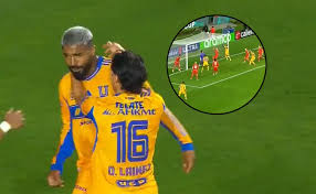 ¡Debut y gol! Así marcó Búfalo Aguirre para Tigres UANL en Concachampions ante Forge
