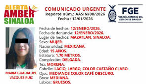 Localizan a María Guadalupe, quien fue reportada como desaparecida en Mazatlán, Sinaloa