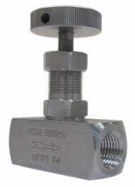 1/4 in NPT Inlet, 1/4 in NPT Outlet, Needle Valve - 5TUL9 ...