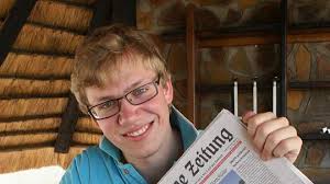 Benedikt Becker (21), Student der Politikwissenschaften aus Neuss, ist Praktikant der &quot;Allgemeinen Zeitung&quot; in Windhoek. - 3217358278