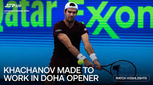 Khachanov survives lucky loser Mochizuki