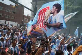 Argentina fans flood Atlanta ahead of England World Cup match