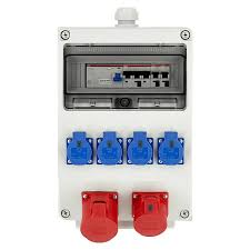 Baustromverteiler Wandverteiler - Anzahl CEE-Steckdosen: 2 ...