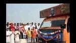 Vijay Rupani flags Ekta Yatra