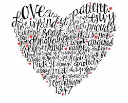 Image result for love is patient, love is kind image pics