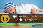 Sömnproblem och sömnsvrigheter - rd och tips