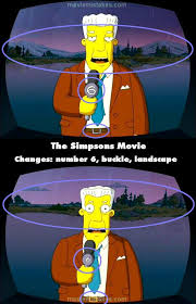 20 biggest mistakes in The Simpsons Movie via Relatably.com