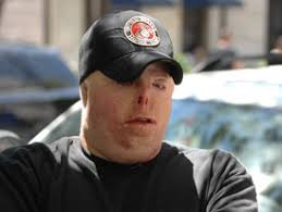 22, 2004, Tyler Ziegel had his face blown off. On Monday, he was in front of a microphone. The microphone was in front of the U.S. Court of Appeals for ... - 070703_vets05