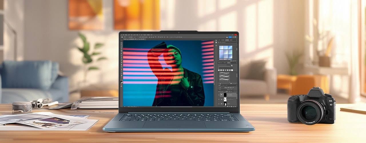 Lenovo Yoga Pro 7 14 R7-32GB-1TB +3 Jahre Premium Care AMD Ryzen AI 7 350 Prozessor 2,00 GHz bis zu 5,00 GHz, Windows 11 Pro 64, 1 TB SSD M.2 2242 PCIe 4.0 TLC, 14,5 Inch, Tidal Teal