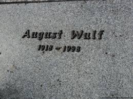 Grab von August Wulf (1918-1998), Friedhof Warsingsfehn-