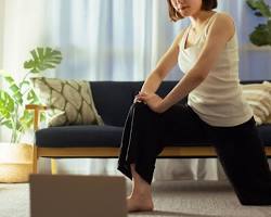 ストレッチをするの画像