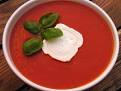 Tomatensuppe mit frischen tomaten