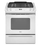 GE Self-Cleaning Slide-In Gas Convection Range White