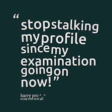 Quotes from Harry Pro: stop stalking my profile since my ... via Relatably.com