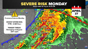 Severe storm risk Monday | 13Weather Blog