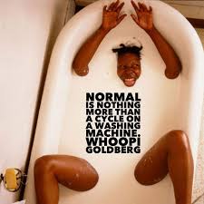 Normal is nothing more than a cycle on a washing machine. Whoopi ... via Relatably.com