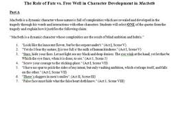 The Role of Fate vs. Free Will in Macbeth by JCB Educational ... via Relatably.com