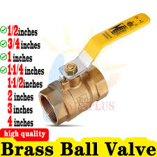 Heavy-duty Brass Ball Valve 100% lead-free forged brass （1 ...