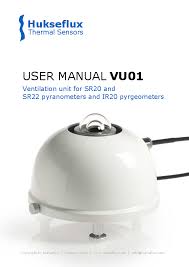 Hukseflux SR20 Pyrano Meters User Manual - Manuals+