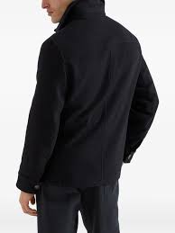 Brunello Cucinelli Cashmere Military Jacket | Black | FARFETCH