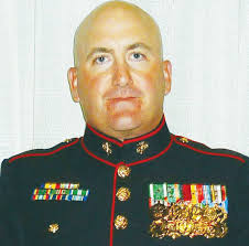 Marine Staff Sgt. Christian Boles, a Londonderry native stationed in North Carolina, was able to provide the uniform refusing any compensation. - EP-712299963
