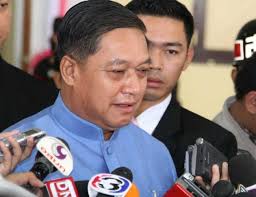 Defence Minister Air Chief Marshal Sukampol Suwannathat left Thailand this morning for Cambodia to attend the 6th Asean Defence Ministers&#39; Meeting (ADMM). - 30182956-01_big