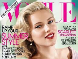 Scarlett Johansson na capa de abril da revista &quot;Vogue&quot; norte-americana (11/4/12) Reprodução Mais - scarlett-johansson-na-capa-de-abril-da-revista-vogue-norte-americana-11412-1334236581345_564x430