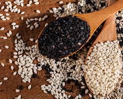 Image of Black sesame seeds for hair