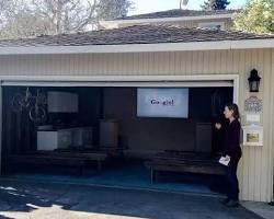 Google office in garage