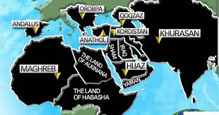 Αποτέλεσμα εικόνας για global islamic caliphate project map