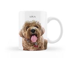 mug with a pet's photo on itの画像