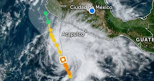 Huracán Vance se debilita a categoría 1; provocará lluvias en Guerrero, Michoacán, Colima y Jalisco