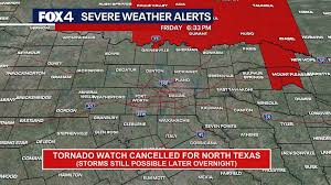 North Texas Braces for Severe Weather: Tornado Watch Canceled but Risks Remain