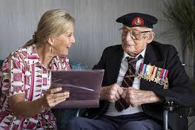 August 12, 2025. HRH Sophie, The Duchess of Edinburgh, in her role as Patron of The Java Far East Prisoner of War Club 1942, met 105-year-old Royal Marines veteran James “Jim” Wren