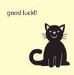 Good luck cat