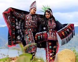 budaya masyarakat Aceh dan Gayo pakaian tradisional kebudayaan Aceh Gayo, buatan AI
