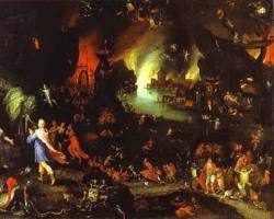 Image of Aeneid Book 6 classical art Aeneas visits Sibyl and Underworld Anchises