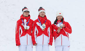 China wins bronze in freestyle skiing mixed team aerials at Milan-Cortina Winter Olympics