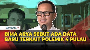 [FULL] Wamendagri Bima Arya Ungkap Ada Data Baru Terkait Polemik 4 Pulau