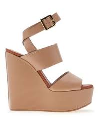 Image result for images of neutral colored platform wedge sandals