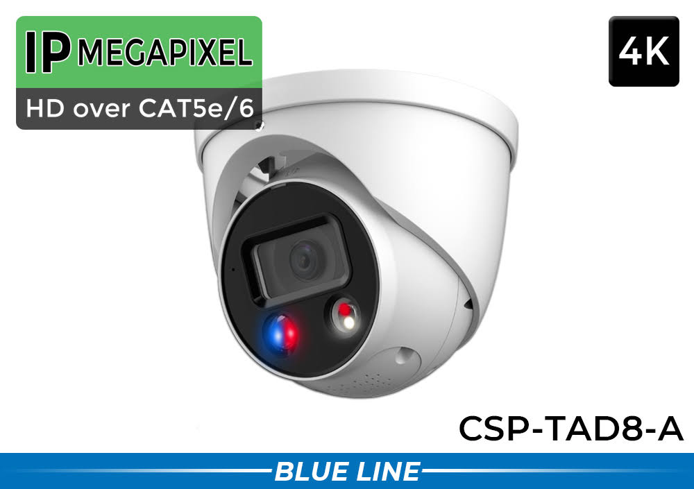 IP Security Camera Active Deterrence Dome Camera