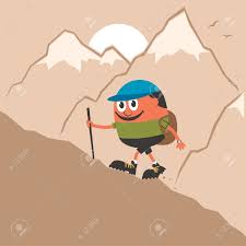 Resultado de imagen de dibujos excursion montaña