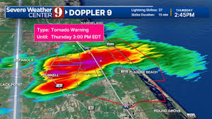 Tornado Warning Issued for Flagler County