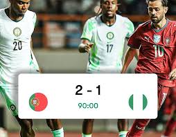 Portugal Edge Nigeria 2-1 in International friendly