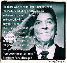 Ronald Reagan on the First Amendment | America/Soldiers ... via Relatably.com