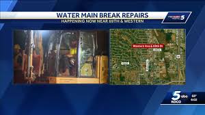 OKC Water Main Breaks Cause Road Closures
