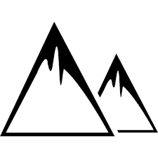 Resultado de imagen de DIBUJO DE MONTAÑAS NEVADAS