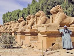 Karnak Tempel - Sphinx Allee - Bild \u0026amp; Foto von Wolfgang Kubens aus ...