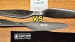 Carbon fiber quadcopter propellers